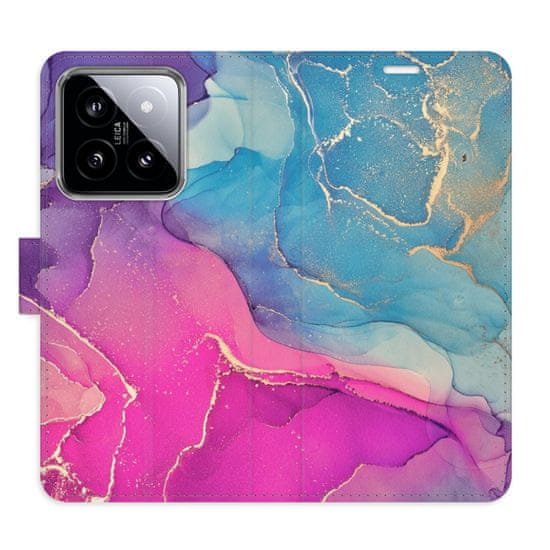 iSaprio Colour Marble 02 flip tok Xiaomi 14