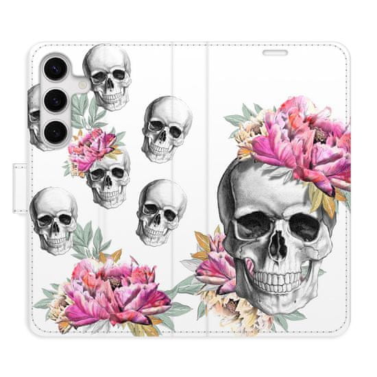 iSaprio Crazy Skull flip tok Samsung Galaxy S24