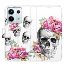 iSaprio Crazy Skull flip tok Xiaomi Redmi Note 13 Pro 5G / Poco X6 5G