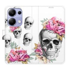 iSaprio Crazy Skull flip tok Xiaomi Redmi Note 13 Pro