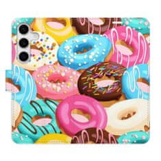 iSaprio Donuts Pattern 02 flip tok Samsung Galaxy S24