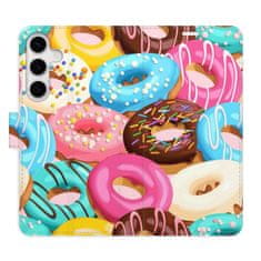 iSaprio Donuts Pattern 02 flip tok Samsung Galaxy S24+