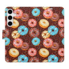 iSaprio Donuts Pattern flip tok Samsung Galaxy S24+