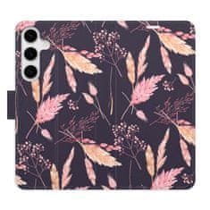 iSaprio Ornamental Flowers 02 flip tok Samsung Galaxy S24+