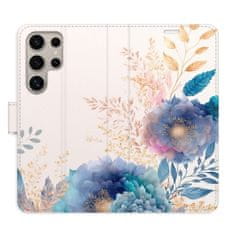 iSaprio Ornamental Flowers 03 flip tok Samsung Galaxy S24 Ultra