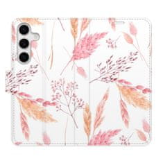 iSaprio Ornamental Flowers flip tok Samsung Galaxy S24