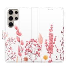 iSaprio Pink Flowers 03 flip tok Samsung Galaxy S24 Ultra