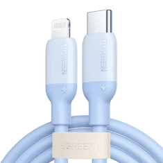 Ugreen USB-C Lightning Charging kábel PD 3A 1m kék (20313) (UG20313)