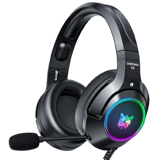 Onikuma K9 RGB Vezetékes Gaming Headset - Fekete (ON-K9_CAT/BK)