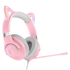 Onikuma X30 RGB Cicafüles Vezetékes Gaming Headset - Rózsaszín (ON-X30/PK)