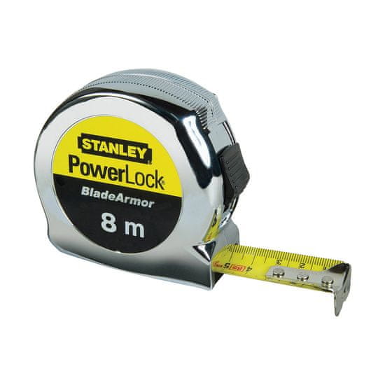 NEW Stanley Powerlock 8 m x 25 mm-es flexométer