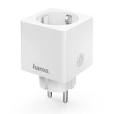 NEW Smart Socket Hama | Inteligente WLAN csatlakozó (3680 W, Kompatibilis Alexa és Google Home, Sin puerta de enlace), Szín B