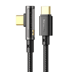 Mcdodo Prism USB-C - USB-C (derékszögben hajlított) kábel 1.8m (CA-3401) (CA-3401)
