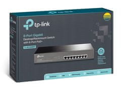 TP-LINK TL-SG1008MP - 8 portos Gigabit asztali switch 8 portos PoE+ kapcsolóval