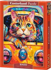 Castorland Puzzle Cat utazás busszal 1000 db