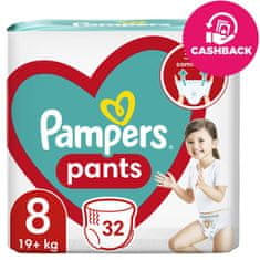 Pampers Active Baby nadrágos pelenkák 8-as méret (32 db) 19+ kg