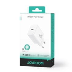 Joyroom JR-TCF06 hálózati töltő adapter USB-C 20W + kábel USB-C, fehér
