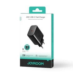 Joyroom JR-TCF11 hálózati töltő adapter USB-C 25W + kábel USB-C 1m, fehér