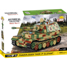 Cobi Panzerjager Tiger (P) Elefant tank 1252 darabos építő készlet (2582)