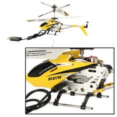 WOWO SYMA S107H sárga RC helikopter 2,4 GHz RTF