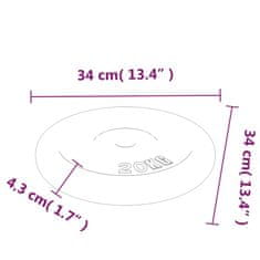 Vidaxl öntöttvas súlyzótárcsa 40 kg 3145054