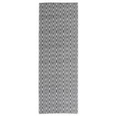 Vidaxl fekete PP kültéri szőnyeg 80 x 250 cm 317015