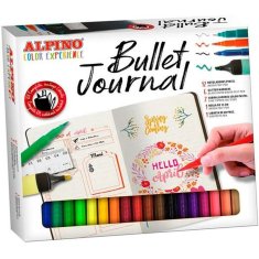 NEW Alpino Bullet Journal Color Experience 22 darabos iskolai készlet