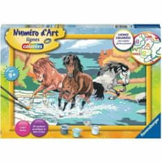 NEW Ravensburger Horde of Horses színező oldalak