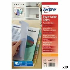 NEW Avery Transparent 12 lap (10 db)