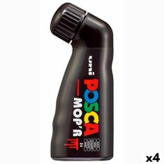 NEW POSCA MOP'R PC-22 fekete filctoll (4 db)