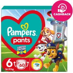 Pampers Active Baby Pants Mancs őrjárat pelenkák 6-os méretű (14-19 kg) 60 db