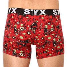 Styx 3PACK férfi boxeralsó hosszú arti sport gumi több színben (3U13714) - méret XL