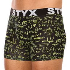 Styx 3PACK férfi boxeralsó hosszú arti sport gumi több színben (3U13724) - méret XL