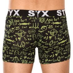 Styx 3PACK férfi boxeralsó hosszú arti sport gumi több színben (3U13724) - méret XL