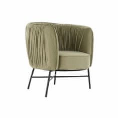 NEW DKD Home Decor Fotel MB-178237 Fém poliészter zöld (77 x 71 x 77 cm)