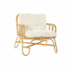 NEW DKD Home Decor Fotel Bézs Rattan 76 x 72 x 80 cm