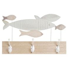 NEW DKD Home Decor Fém MDF spirálok mediterrán falikar (40 x 8 x 25 cm)