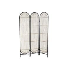 NEW DKD Home Decor Fém paraván Rattan (126 x 2 x 180 cm)