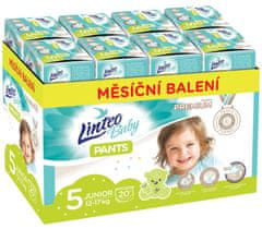 LINTEO Baba Pants 5 JUNIOR Premium 12-17 kg, 160 db