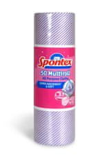 Spontex Mikropuncher tekercsben - Multiroll, 25 x 40 cm, 50 db tekercsben