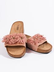 Amiatex Női papucs 107689 + Nőin zokni Gatta Calzino Strech, rózsaszín árnyalat, 36