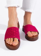 Amiatex Női papucs 107707 + Nőin zokni Gatta Calzino Strech, rózsaszín árnyalat, 39