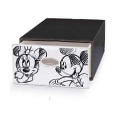 NEW Domopak Living Mickey &amp; Minnie komód műanyag Sötétszürke (28 x 40 x 15 cm)