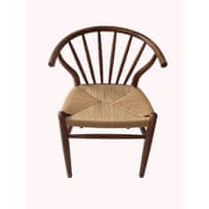 NEW Étkezőszék DKD Home Decor Színes natúr fa rattan Elm fa 57 x 47 x 80 cm 57 x 47 x 79 cm 57 x 47 x 79 cm