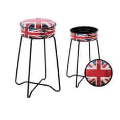 NEW Stool UK 116213 Retro piros kék