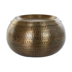 NEW DKD Home Decor Glamour Gold arany fém oldalsó asztal 66 x 66 x 40 cm