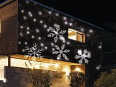 LAALU.cz LED karácsonyi fényprojektor FLAGS WITH STARS - kültéri és beltéri