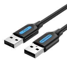 Vention USB 2.0 A kábel 0,25m fekete (COJBC) (COJBC)