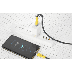DUDAO L23AC USB-A - USB-C kábel 1m szürke (L23AC)