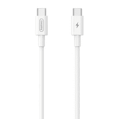 REMAX Marlik USB-C - USB-C kábel 65W 1m fehér (RC-191) (RC-191)